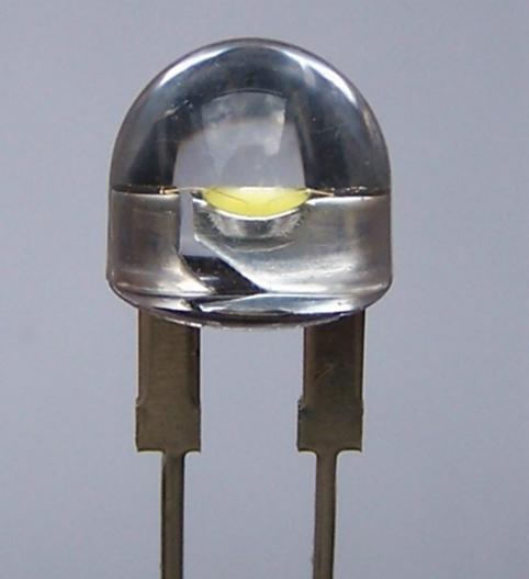 Sortiment / HighPower Led 0,3 – 0,4 Watt max./ Weiß Blau Grün Rot Gelb / 8mm Led
