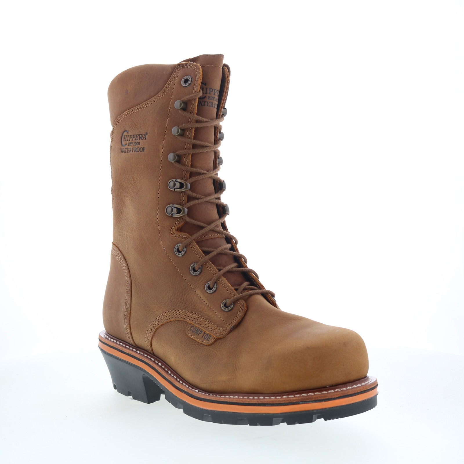 Chippewa Thunderstuck WP Composite Toe Mens Brown Work & Safety Boots 11