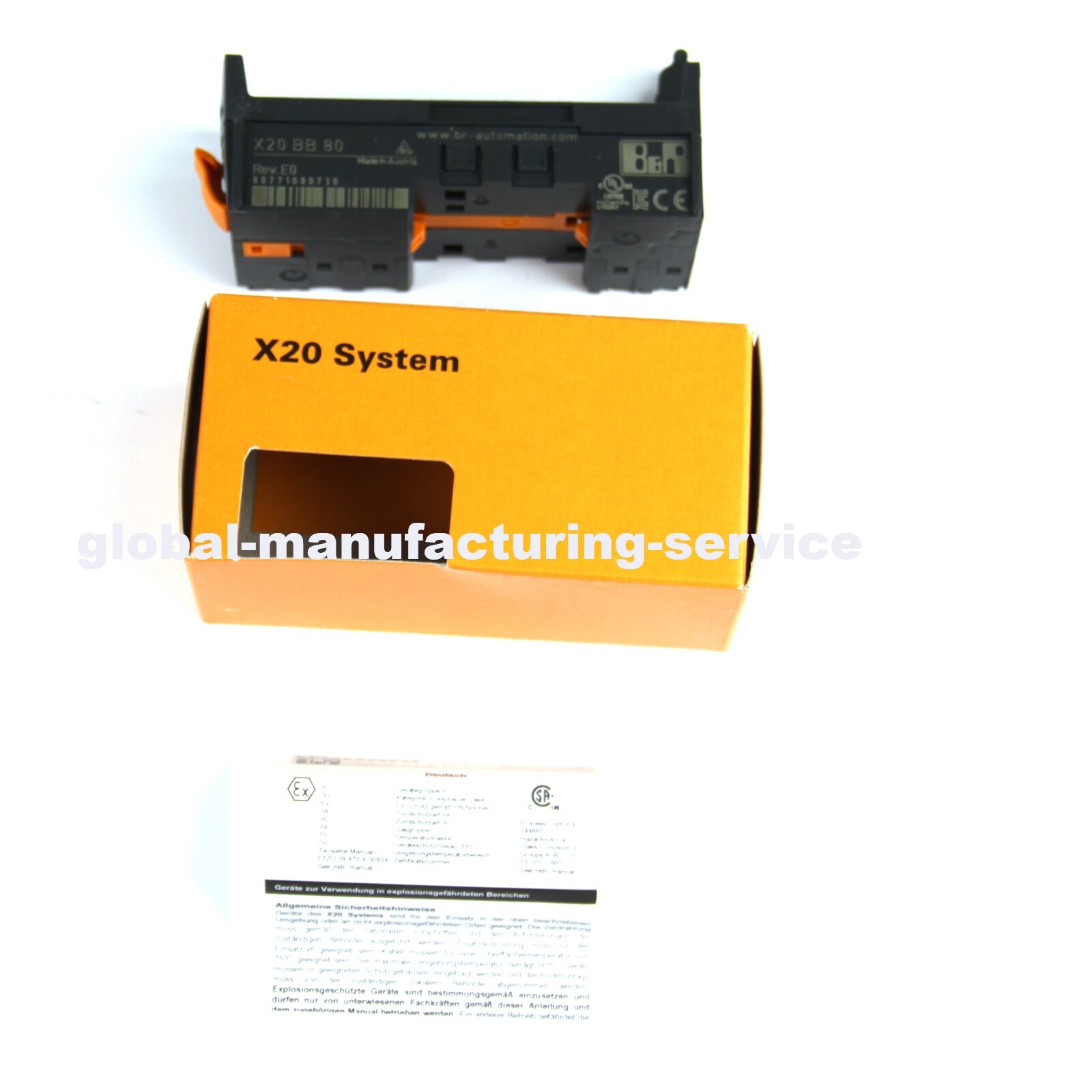 NEW B&R X20BB80 X20 BB 80 Module
