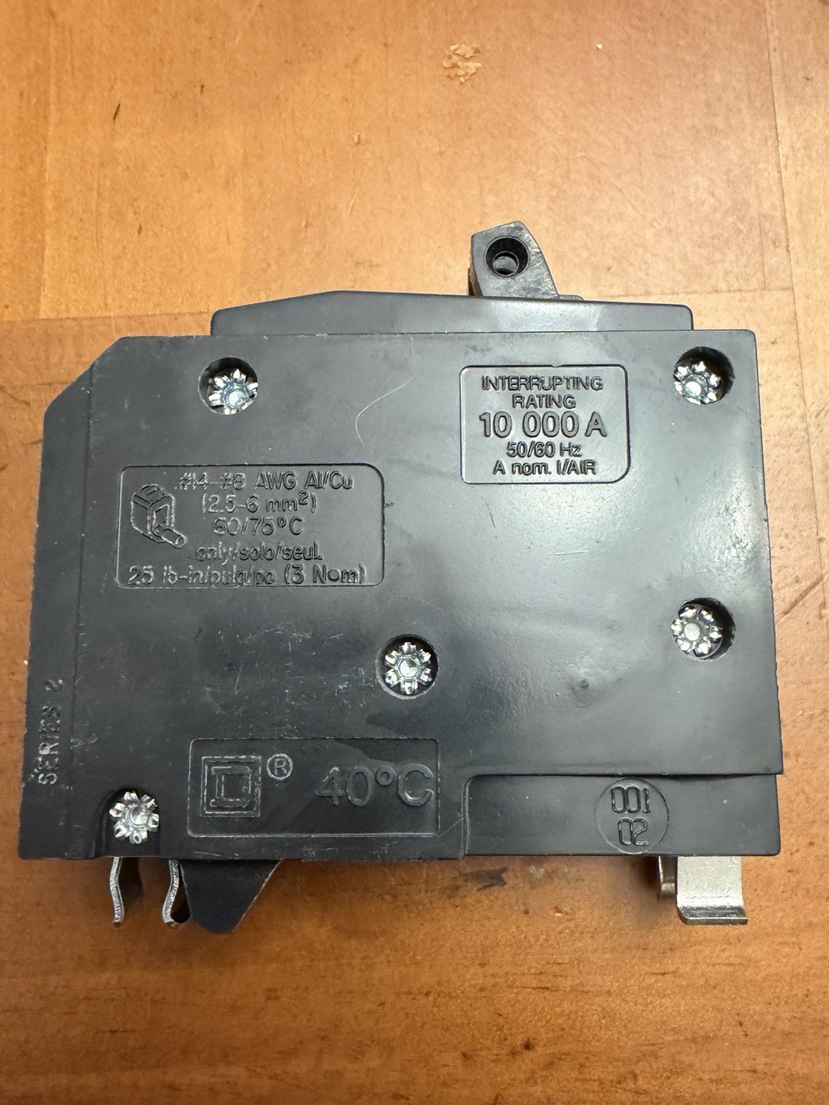 Square D QO 2-20-Amp Single-Pole Tandem Circuit Breaker QO2020C