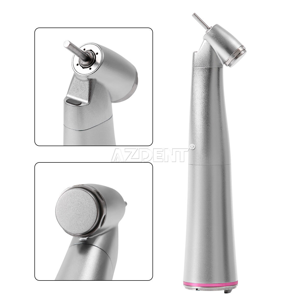 AZDENT Dental Optic Fiber 1:4.2 increasing Handpiece 45°Angle Fit FG 1.6mm