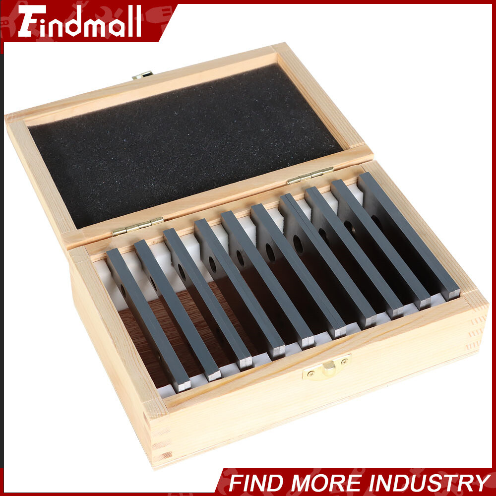 Findmall 1/8 × 4″ 10 Pair Precision Parallel Set 0. 001″ Hardened Steel In Case