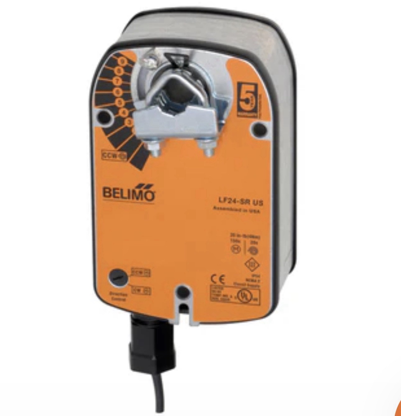 New! Belimo LF24-SR US Damper Actuator 35 in-lb Spring Return 24V Modulating