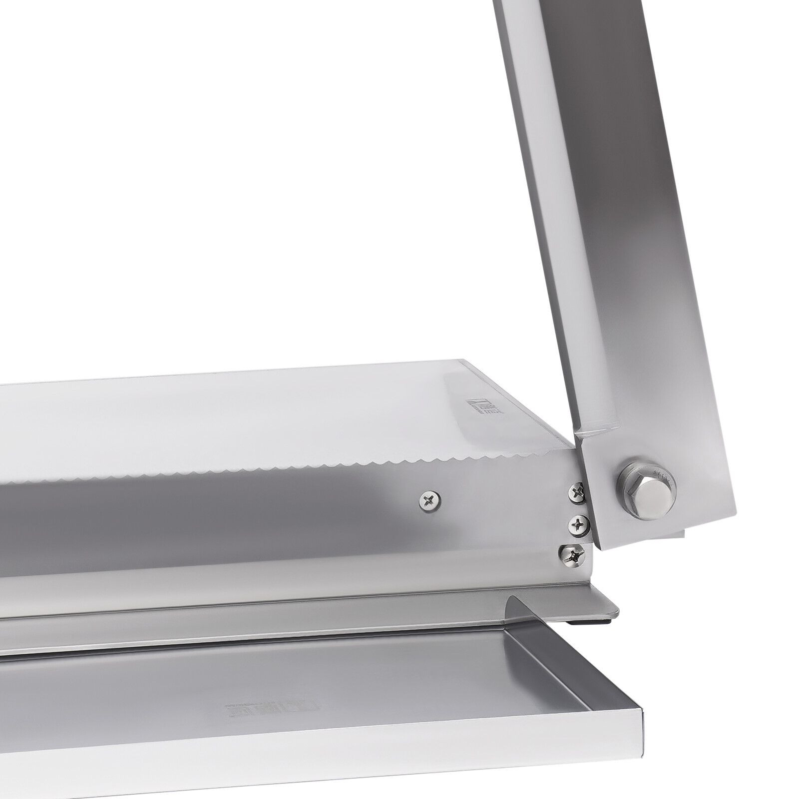 Stainless Steel Guillotine Bone Cutter 36cm Blade 1cm Thick Extended Handle