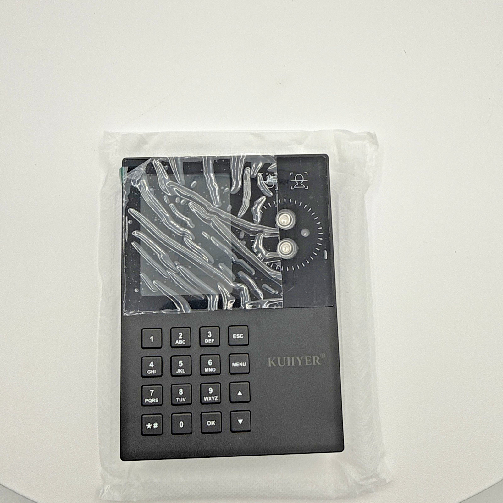 KUIIYER 3-in-1 Biometric Employee Time Clock Face Palm PIN 1000 Users USB 160K