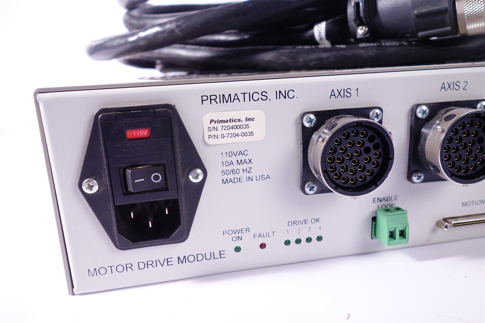 Primatics Motor Drive Module – 2 Axis With Cables