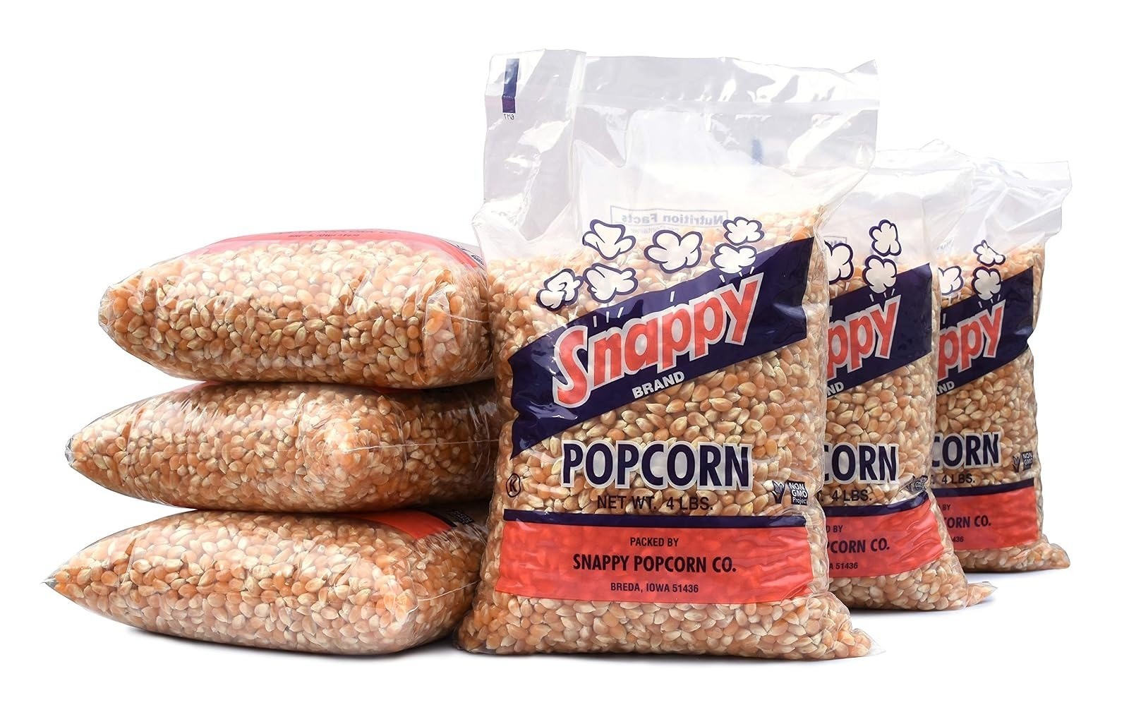Yellow Popcorn Kernels for Popping, Non-GMO, 12.5 lb Bulk Bag