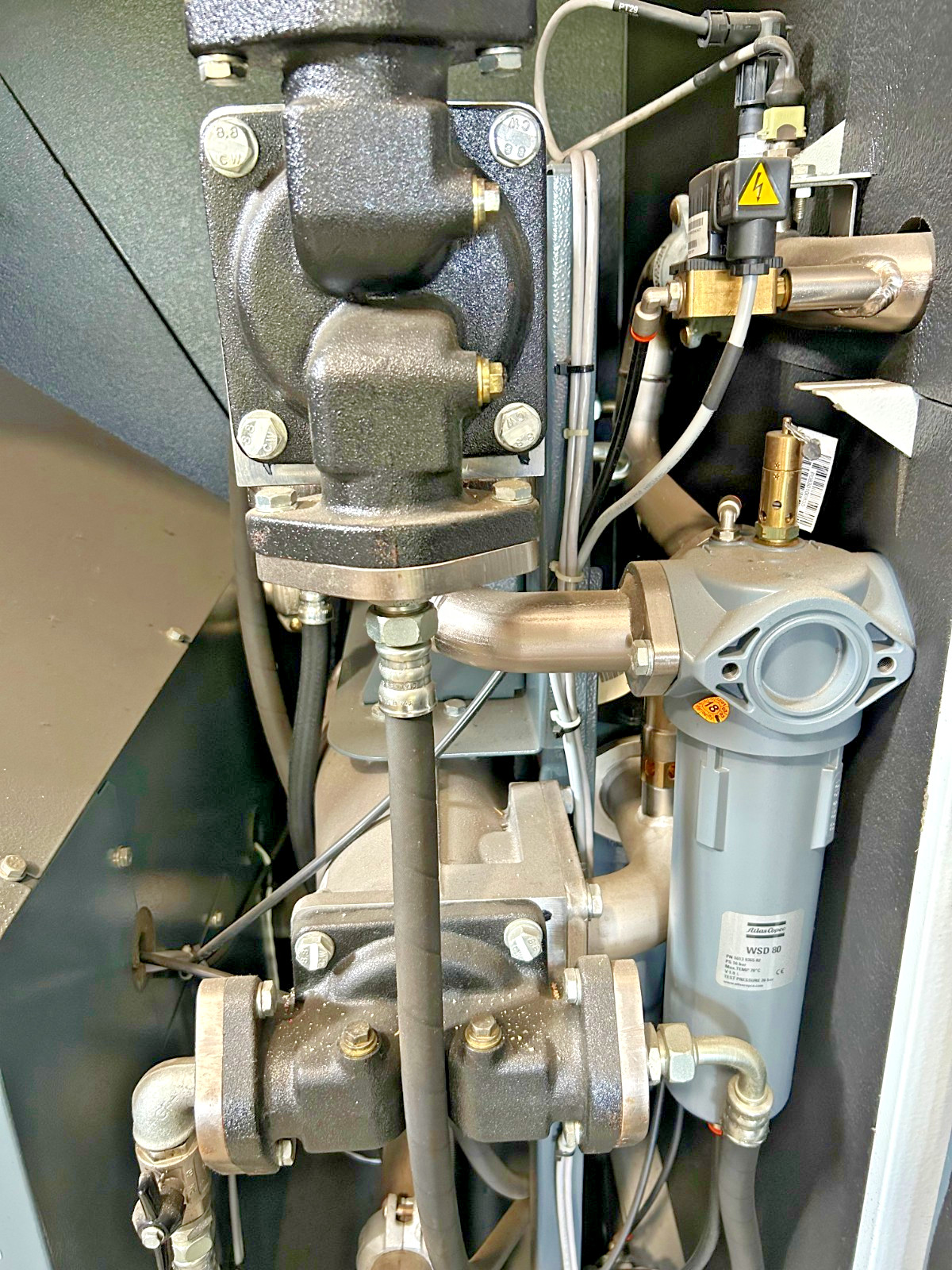 2018 Atlas Copco ZR30 40 HP Rotary Air Compressor 460/60/3PH Used