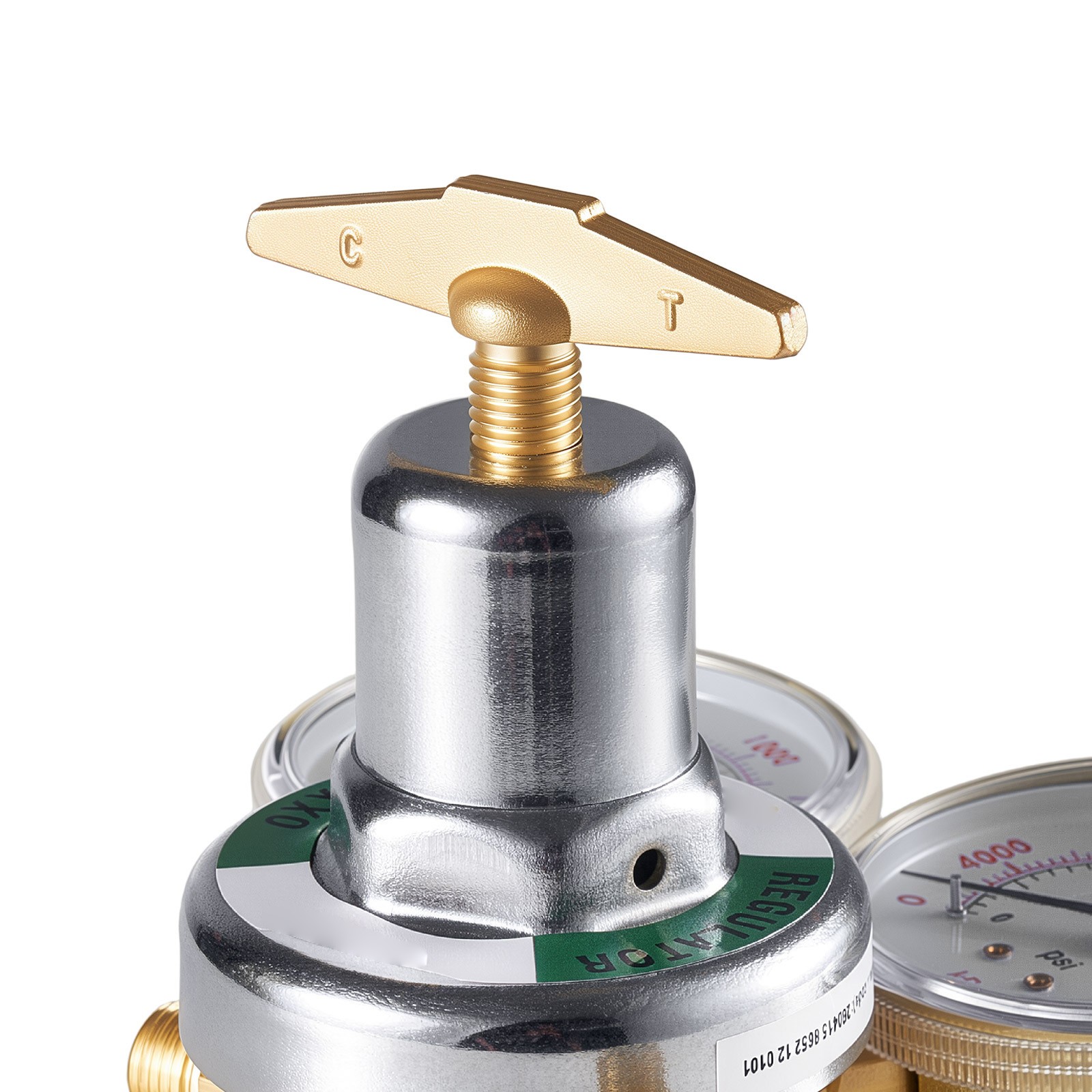 Uimoso Oxygen Acetylene Regulator Set for Welding with Gas Gauges and T-Handle