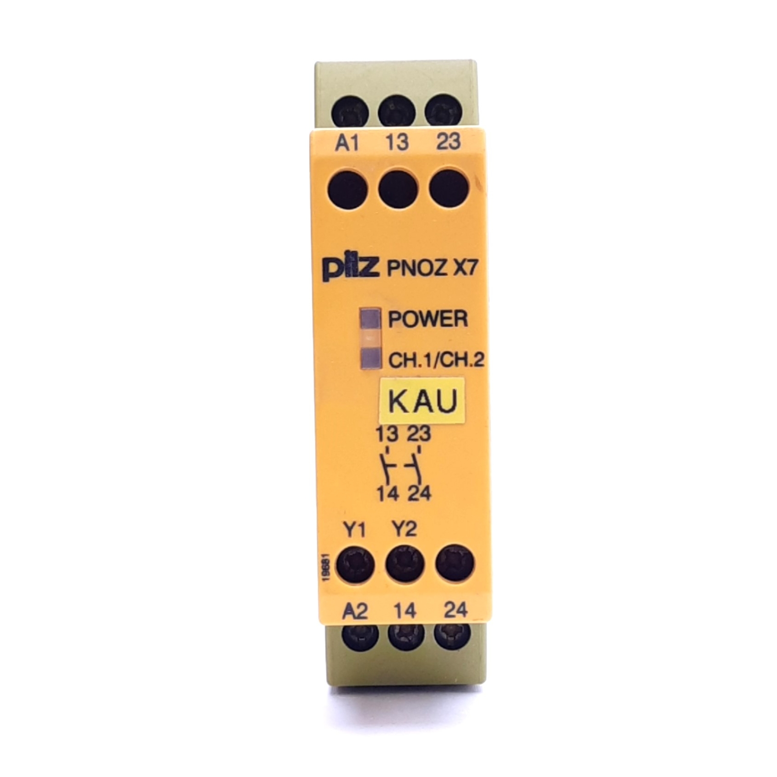 Pilz PNOZ X7 24VACDC 2n/o 774059 Safety Relay, 2 N.O., 240VAC 6A, 24VAC/DC Coil