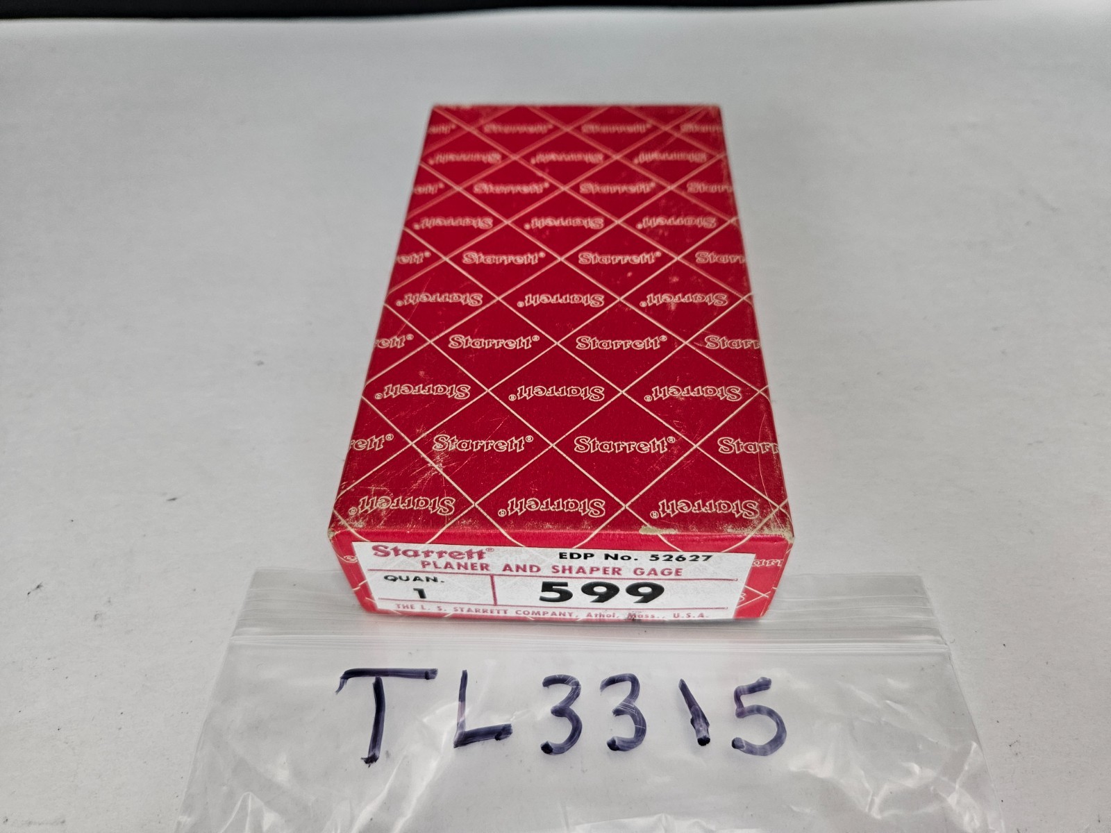 STARRETT #599 PLANER AND SHAPER GAGE EDP#52627 NEW OLD STOCK (TL3315)
