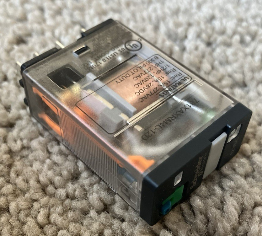 Schneider 781XAXRM4L-12D Power Relay, 15 Amp, 12 VDC Coil, SPDT **QTY**