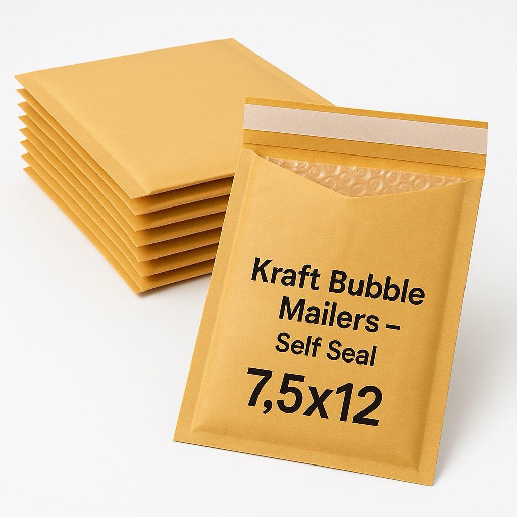 #1 7.25×12 Kraft Bubble Padded Envelopes Mailers Shipping Bags 25/100/200