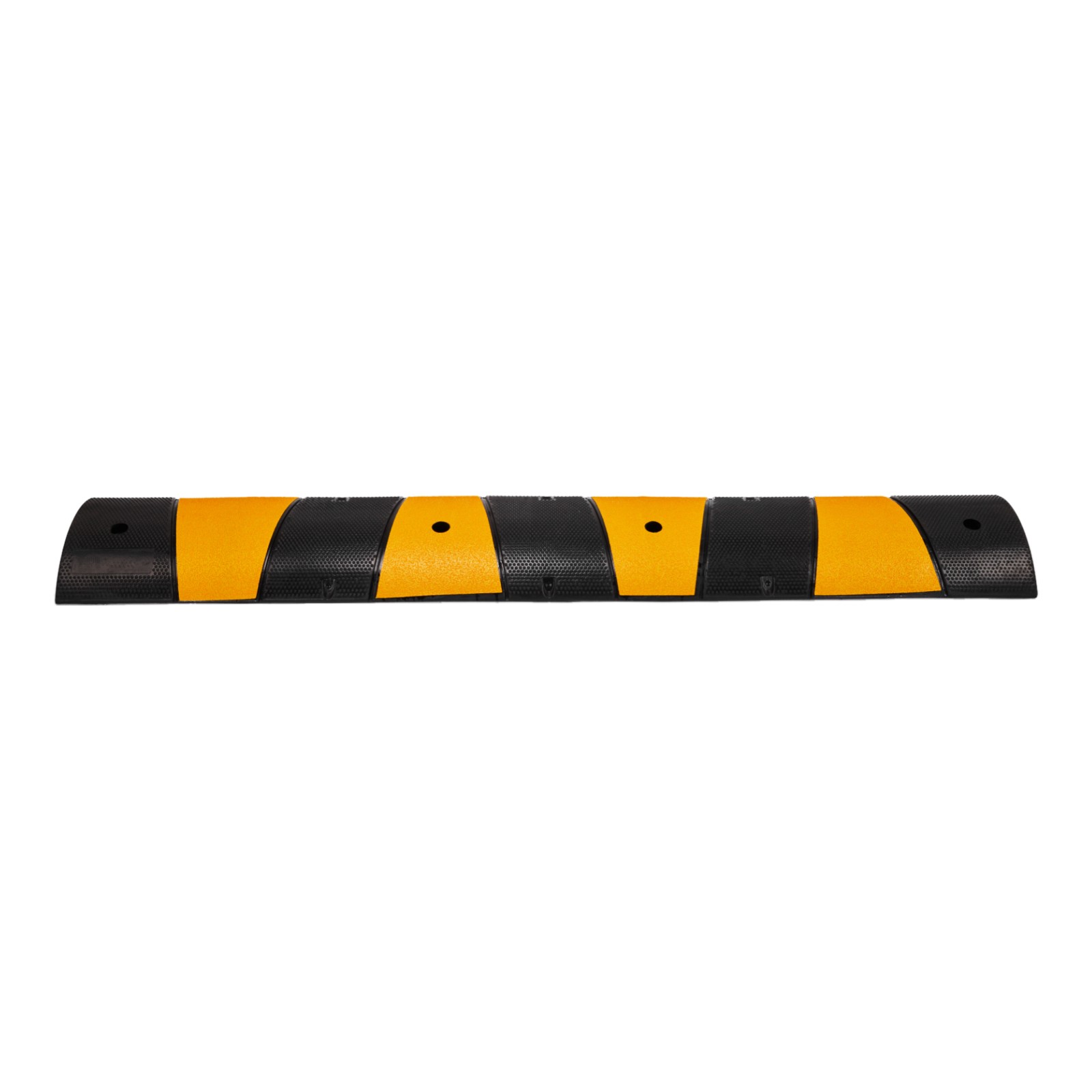 2pcs 72″ Rubber Speed Bump 2 Channel Portable Heavy Duty Speed Hump 22000Lbs