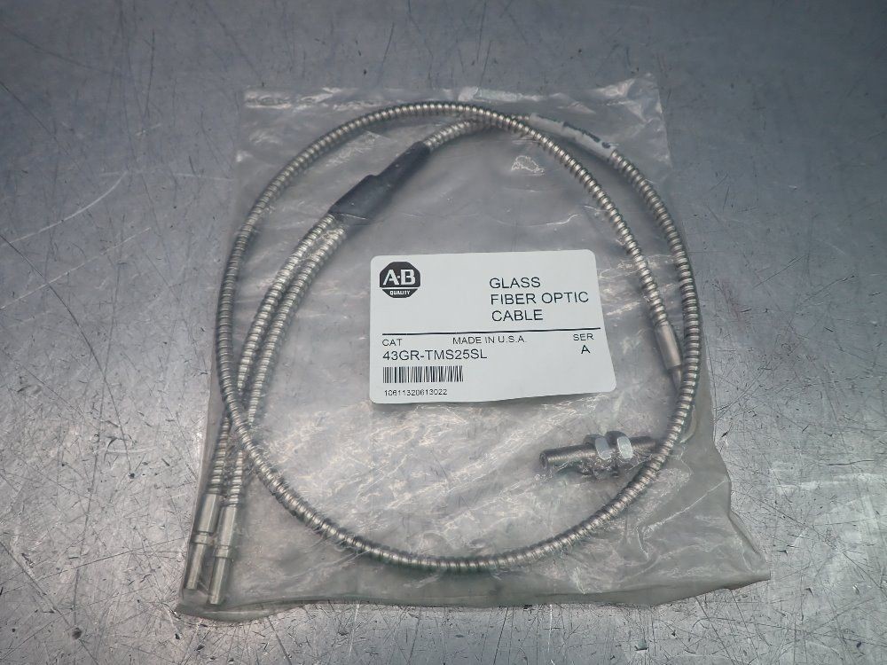 ALLEN-BRADLEY 43GR-TMS25SL FIBER OPTIC CABLE 3.2 MM (0.125 IN) DIAMETER, .91