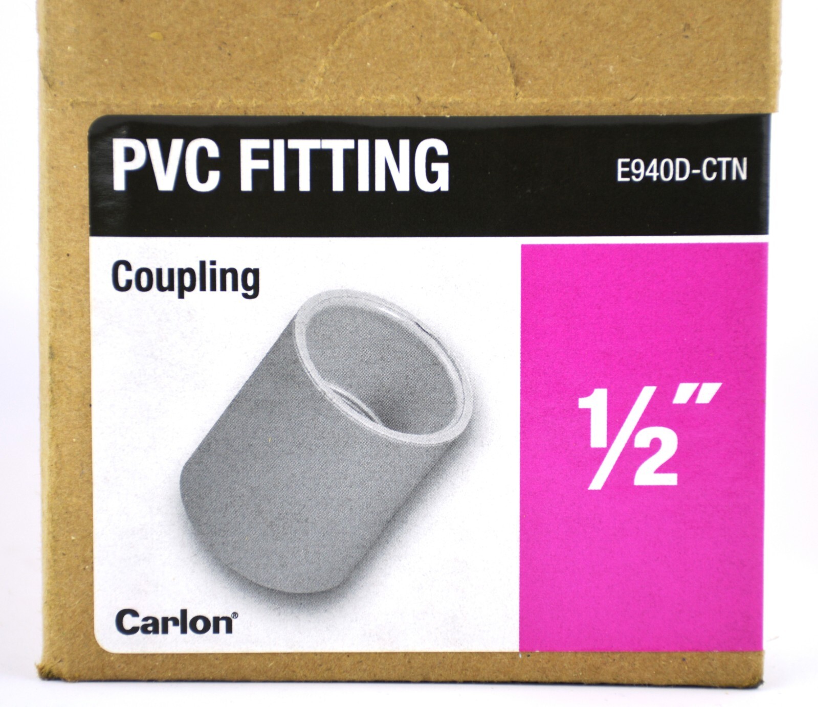 185 ea THOMAS & BETTS E940D CARLON 1/2″ PVC CONDUIT COUPLINGS, FREE SHIPPING