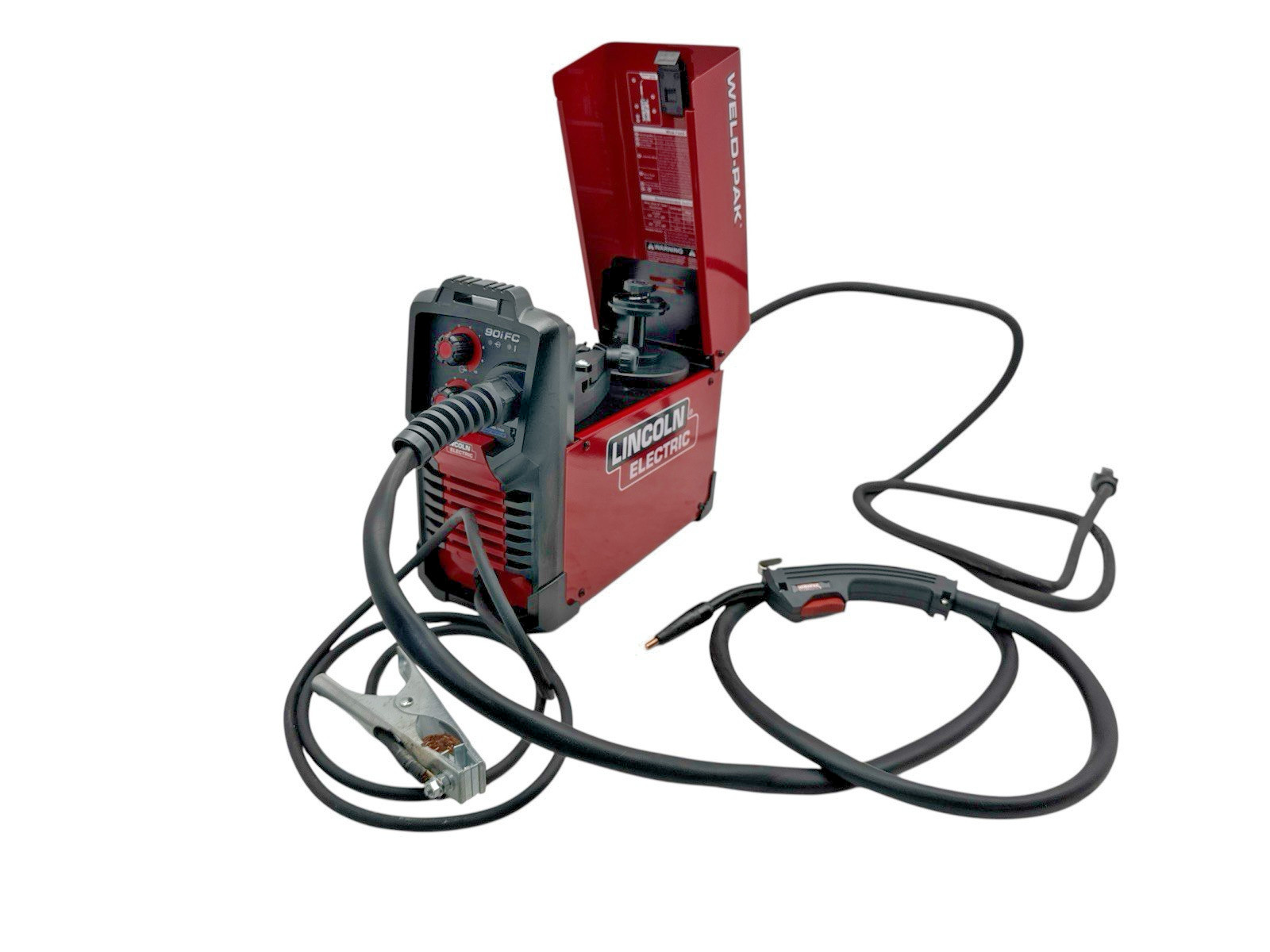 Lincoln Electric 90i FC WELD-PAK Flux Cored Wire Feed Welder K5255-1 Light Used