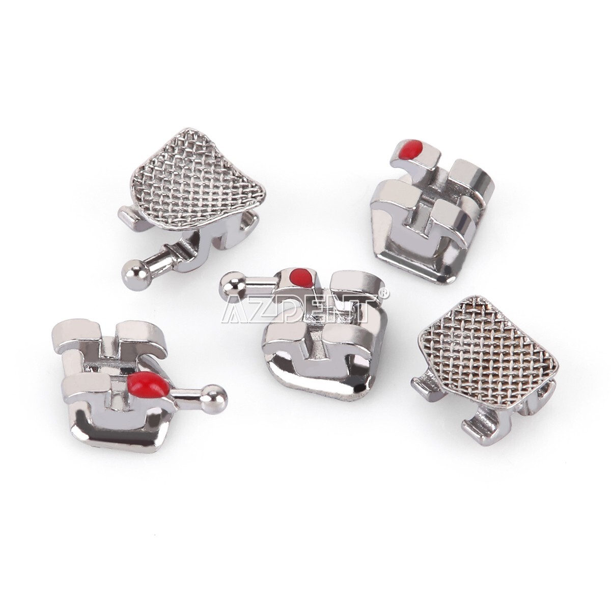 AZDENT Dental Orthodontic Brackets/Niti Arch Wire Round/Rectangular Ovoid/Nature