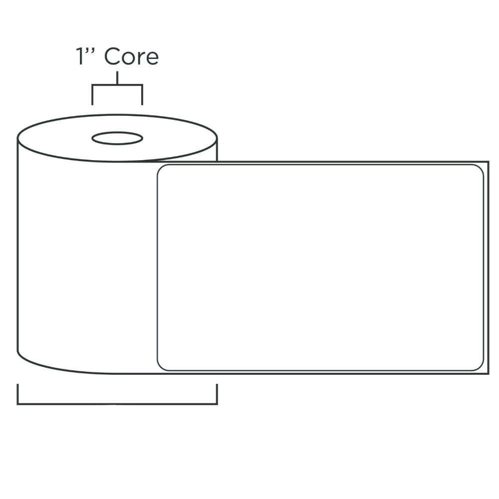 4 Rolls 4×6 Direct Thermal Shipping Labels For Zebra 2844 ZP450 ZP500 Eltron