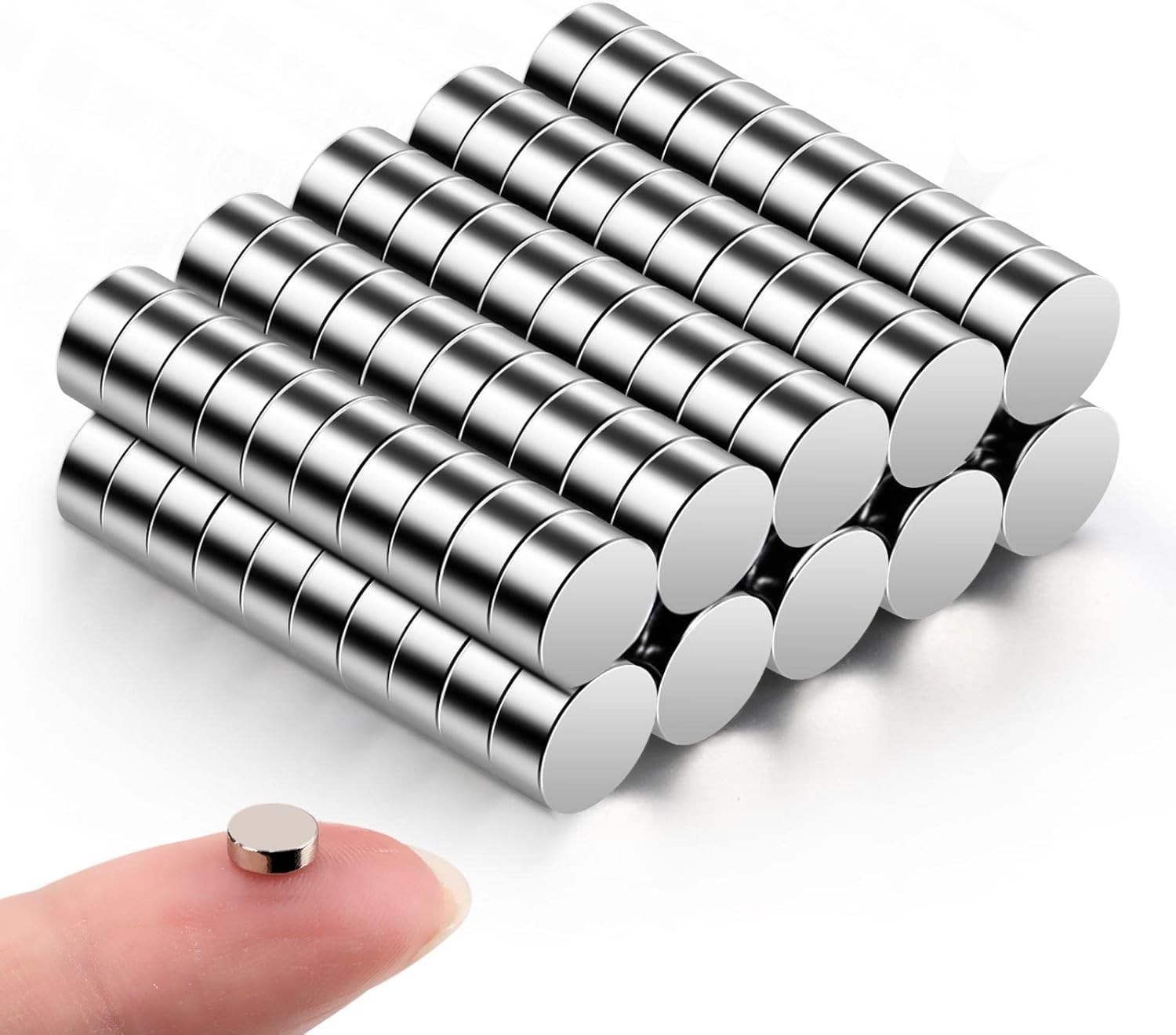 100 Pcs Small Magnets 5×2 mm Neodymium for Crafts