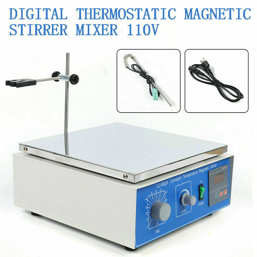 10000 ML Thermostatic Magnetic Stirrer Digital Lab With Hot Plate Heating Mixer