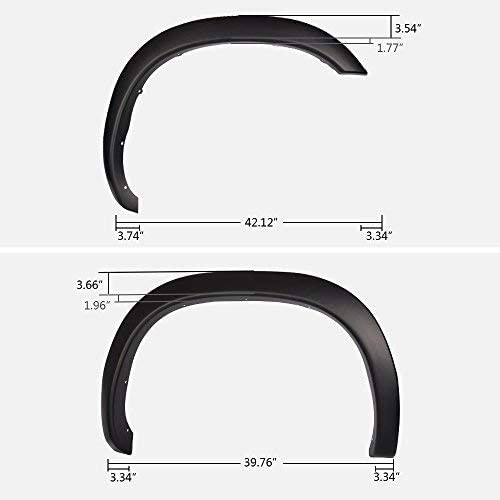 Fender Flares for Ram 1500 2002-2008 Ram 2500 3500 2003-2009 55276209AC