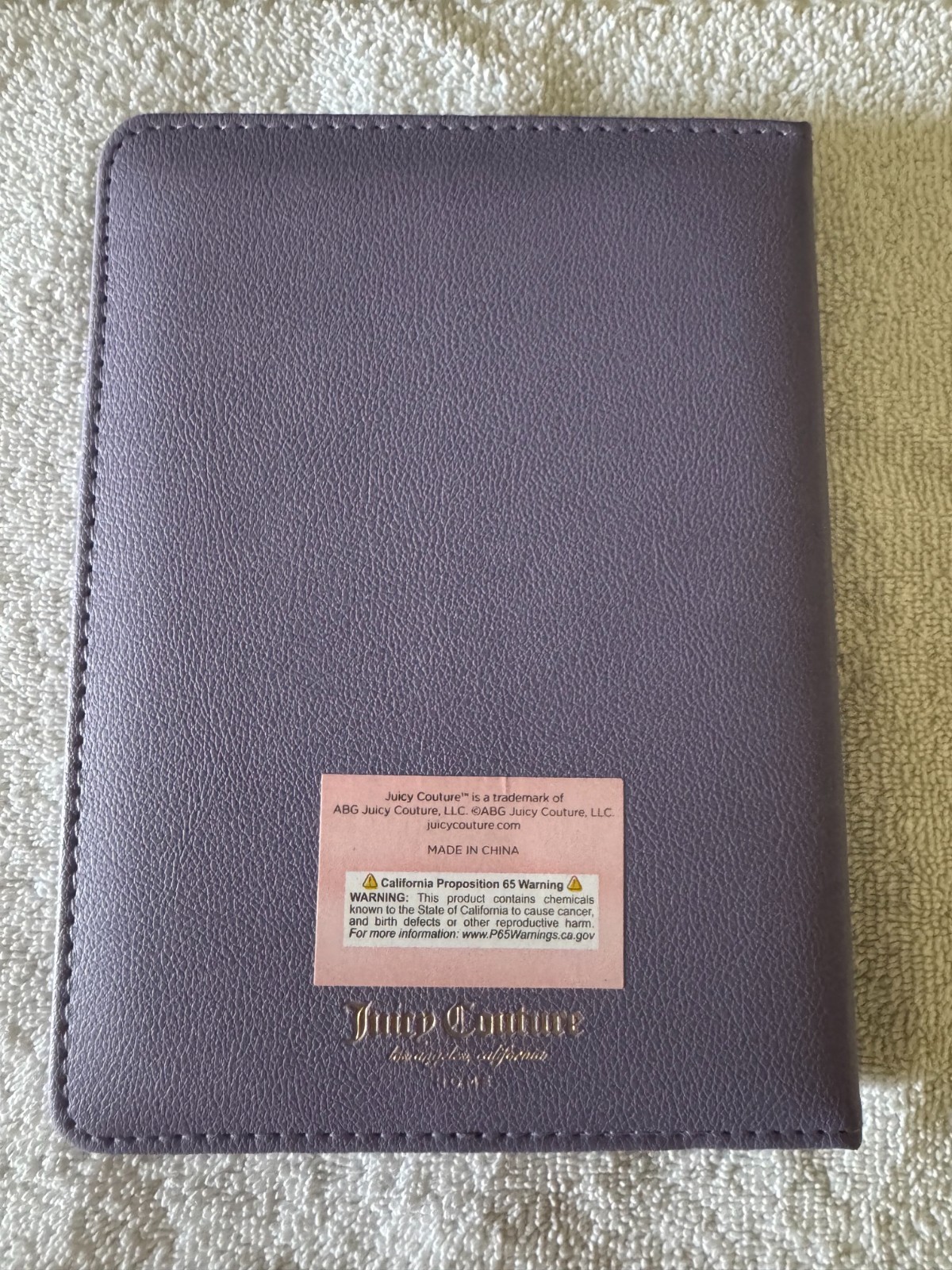 Juicy Couture Purple Journal Notebook 250 Pages Queen of Couture New