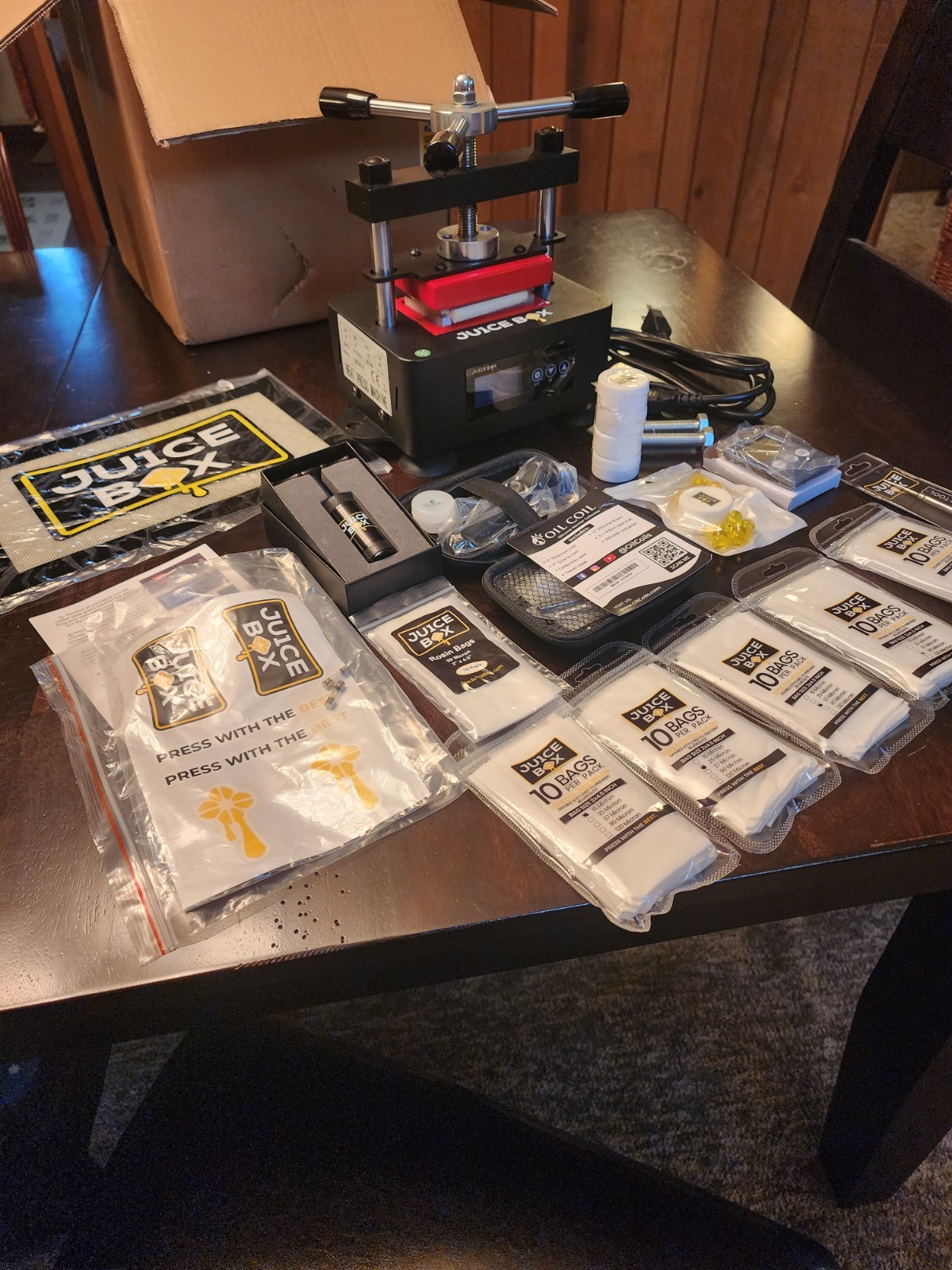 Ju1cebox 2.5 Ton Twist Top Master Press Kit