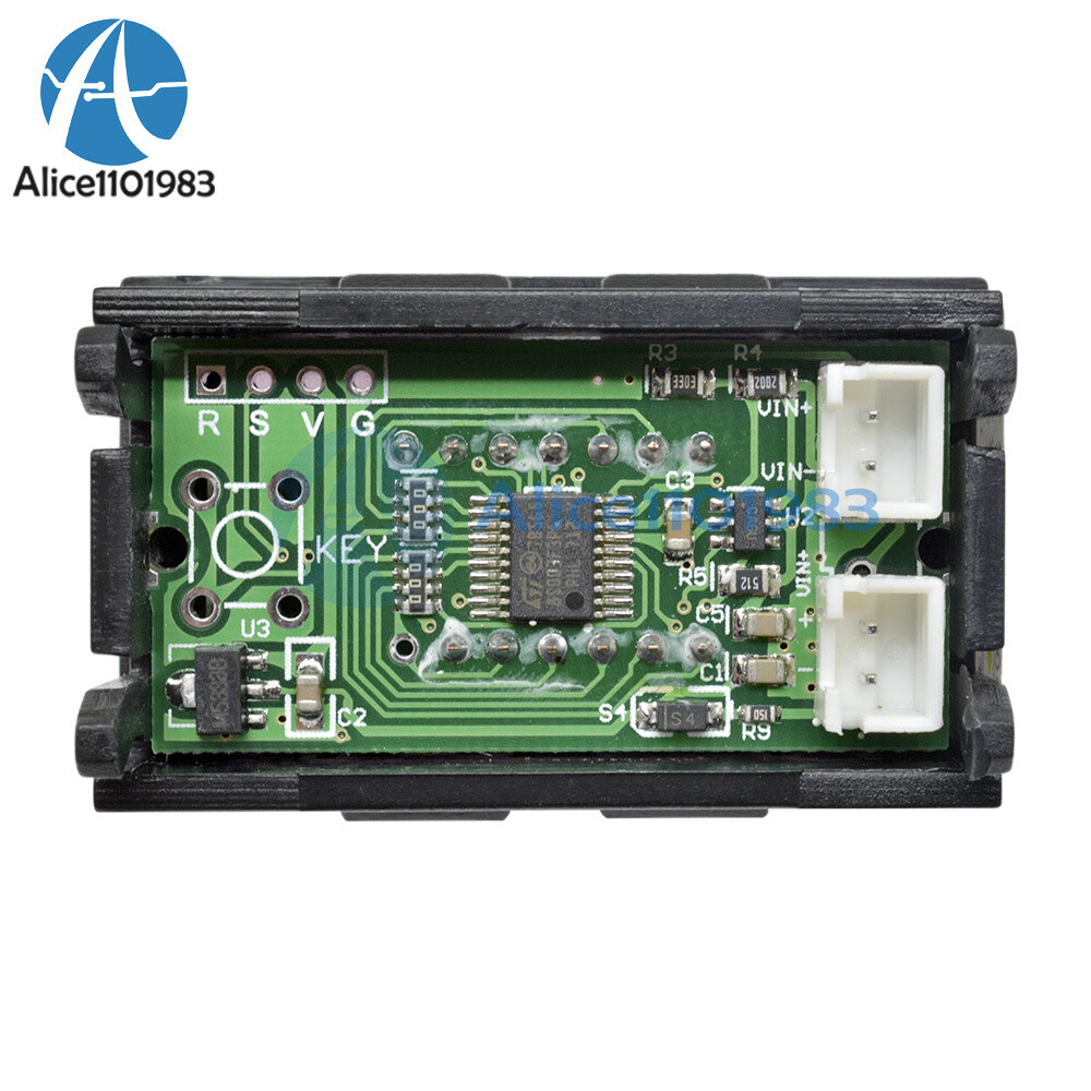 Red LED 5 Digit DC 0-4.3000-33.000V Digital Voltmeter Voltage Meter Car Panel