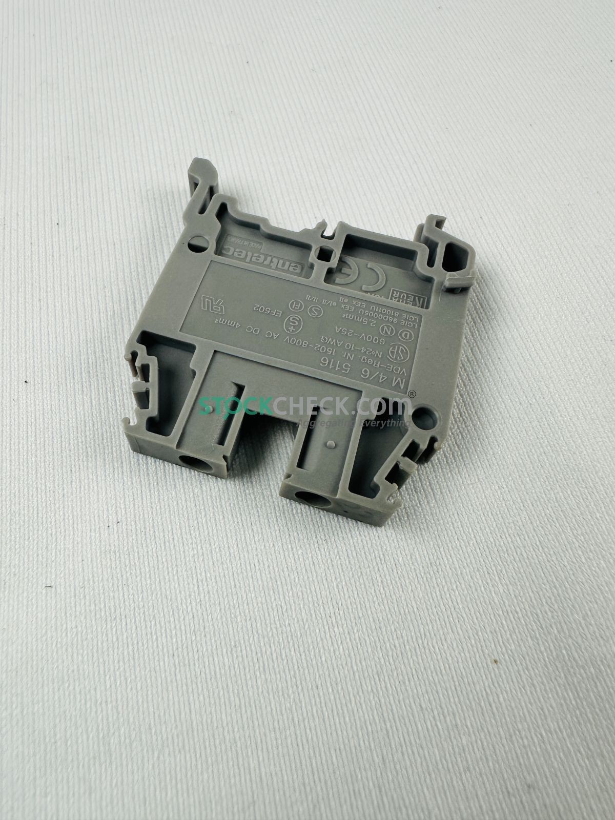 Entrelec M4/6-5116 Terminal Block – Lot of 10