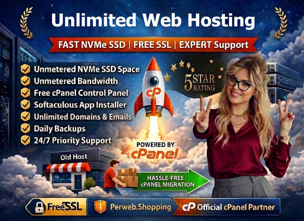 Unlimited Web Hosting – 🌎 Fast SSD, Free SSL | Unlimited Power | Just $14.99/Yr