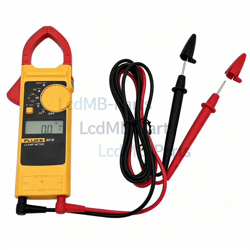 Fluke 301E AC/DC Clamp Meter 1000A AC/DC Voltage 600V Backlight Resistance Diode