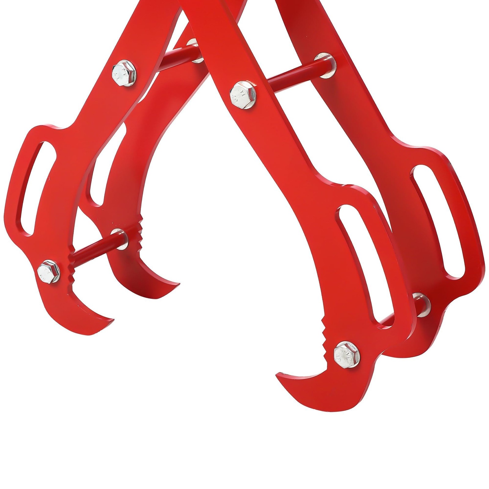 Log Lifting Tongs ,18″/28″/36″ 4-Claw Heavy-Duty Steel Log Grabber Logging Tongs