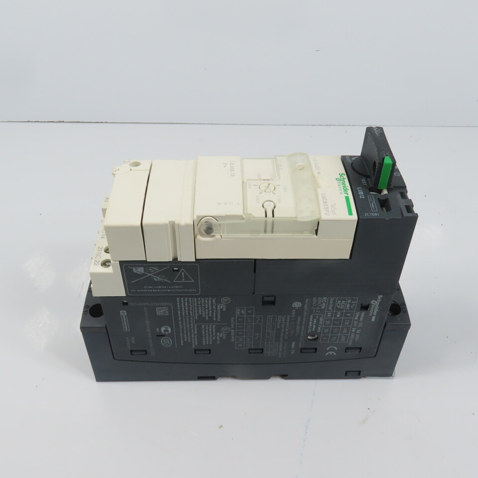 Schneider LUCB05FU Advanced Control Unit 1.25-5.0A W/ LUB12 Power Base