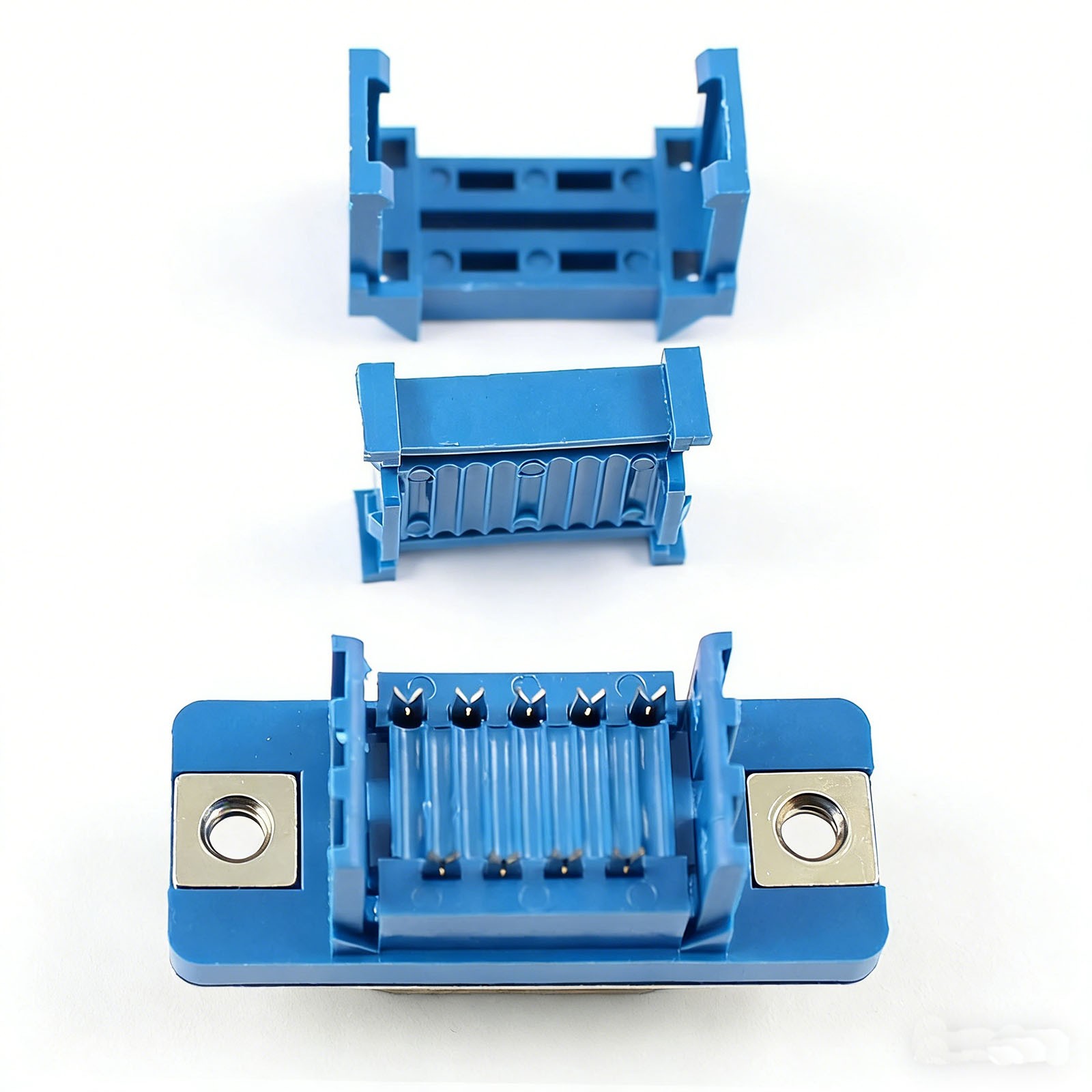 10Pcs D-SUB 9 Pin Male IDC Type Adapter Connector For Flat Ribbon Cable DB9 9P