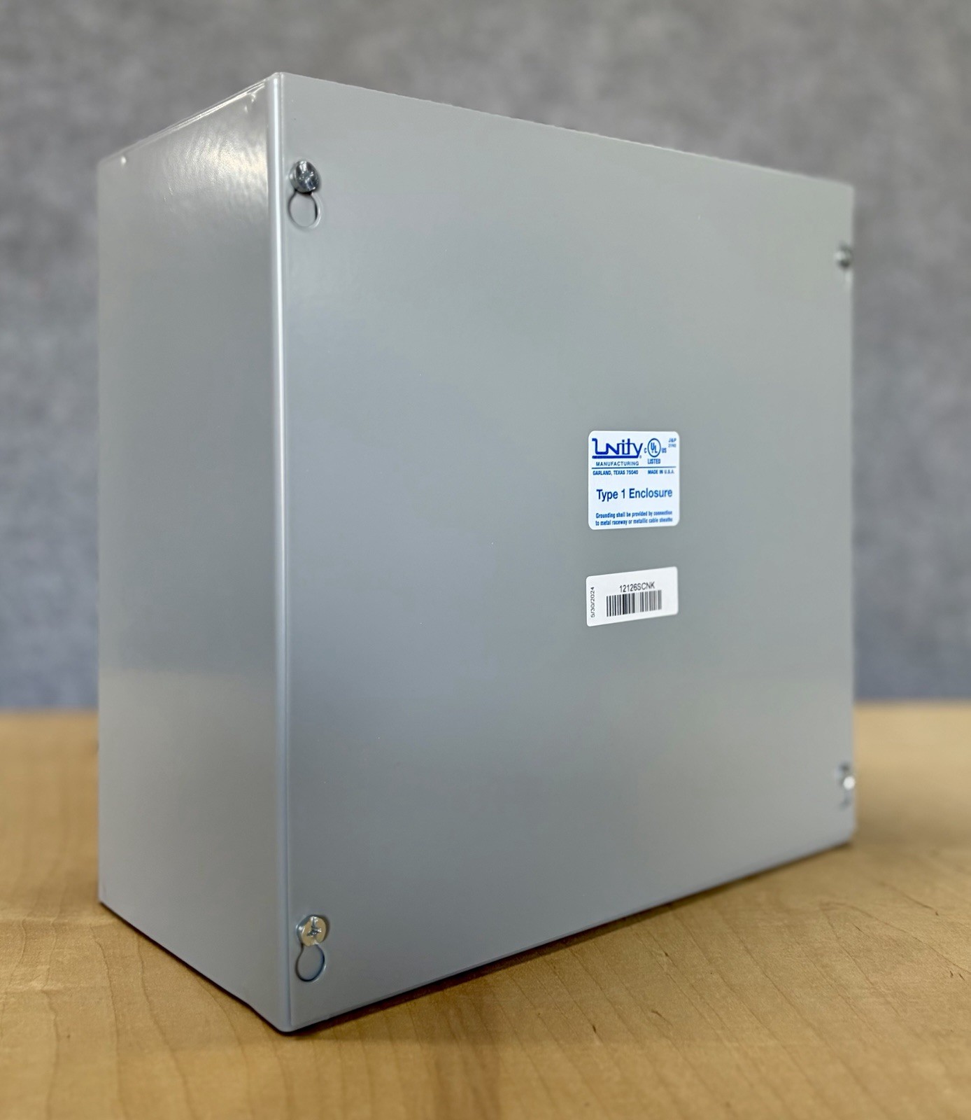 Unity Type 1 Electrical Enclosure 12x12x6 Steel Control Box UL Listed 12″ x 12″