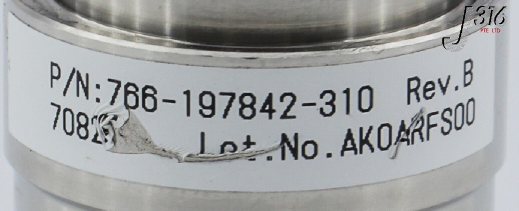 28538 LAM RESEARCH FUJIKIN DIA VLV, N.C., O.P. 0.5-0.6 MPA 766-197842-310