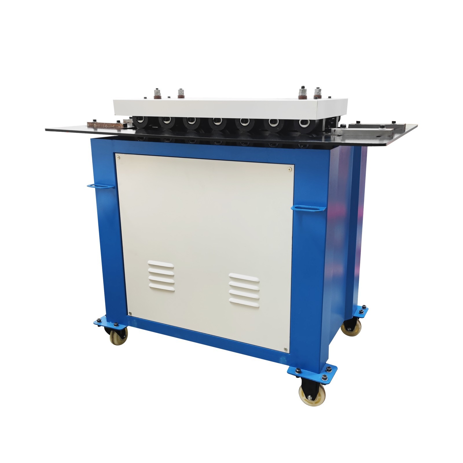 220V Seam Lock Roll Former Sheet Metal Seamer 0.5-1.2mm Single Flat Seam 1.5KW