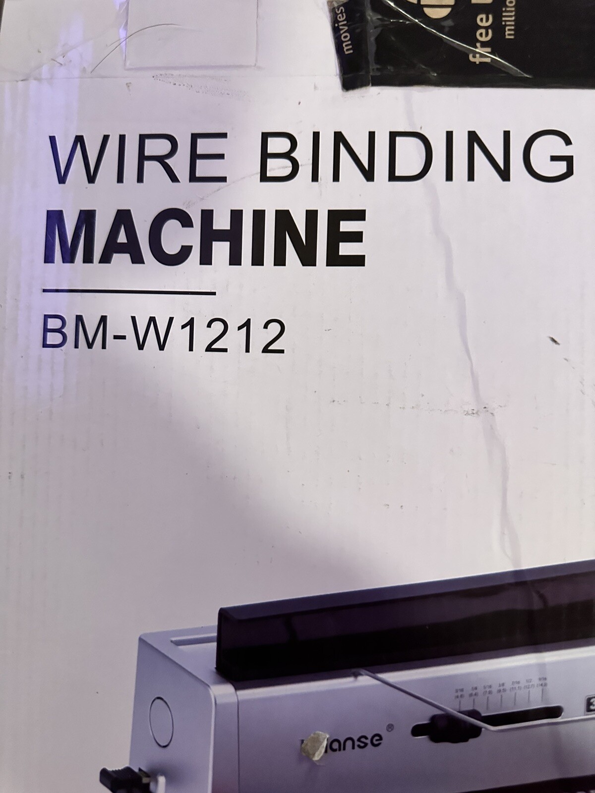 TIANSE Wire Binding Machine – 3/8″ Wire Binding Ring BM-W1213 OPEN BOX