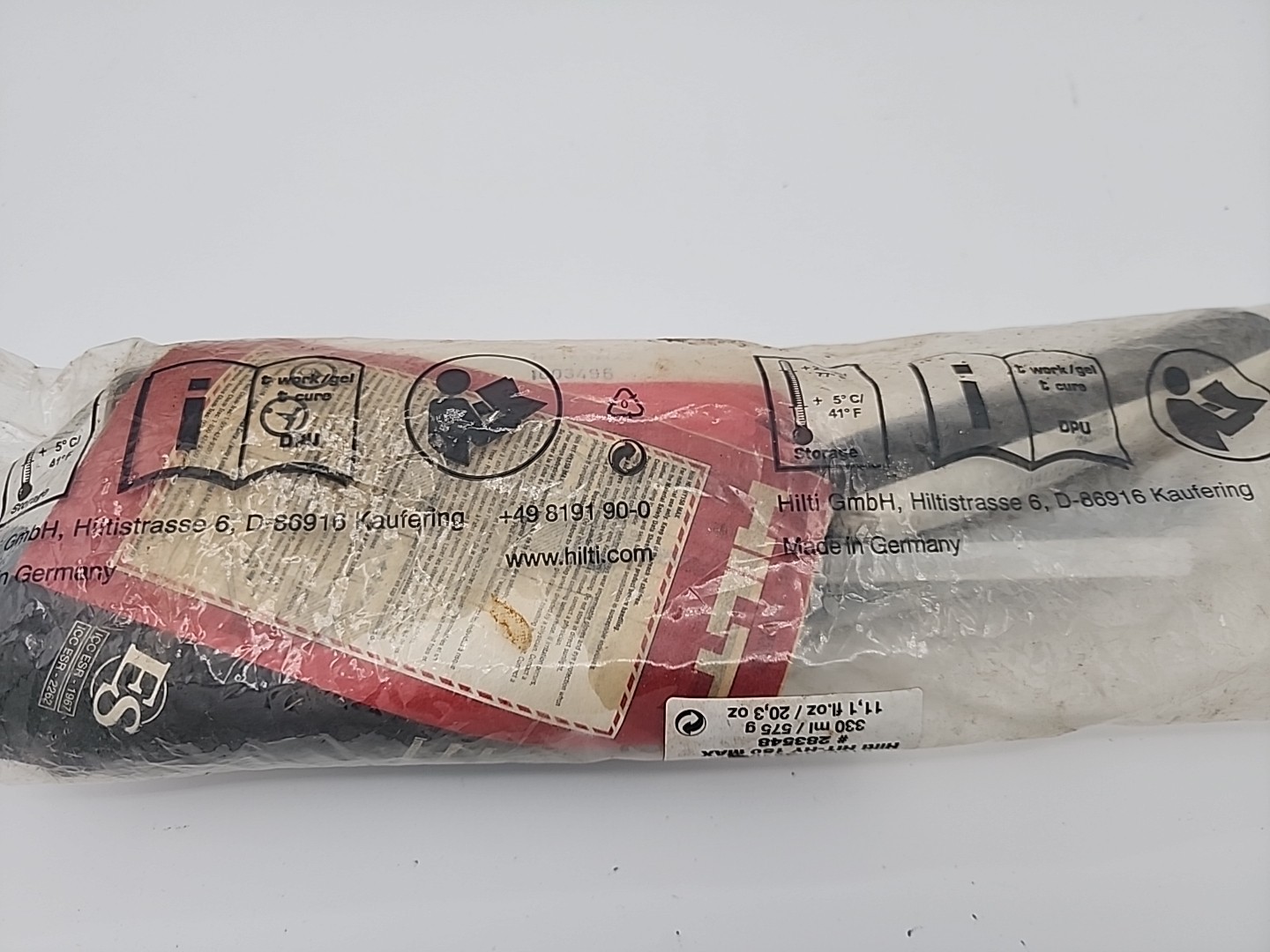 Hilti ANCHOR Adhesive Hit-Hy 150 Max Model 283548