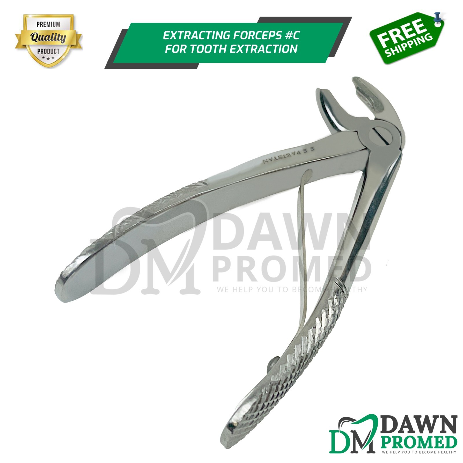 Pedo Extracting Forceps #C for Lower Molar Pedodontic Dental Surgical Instrument