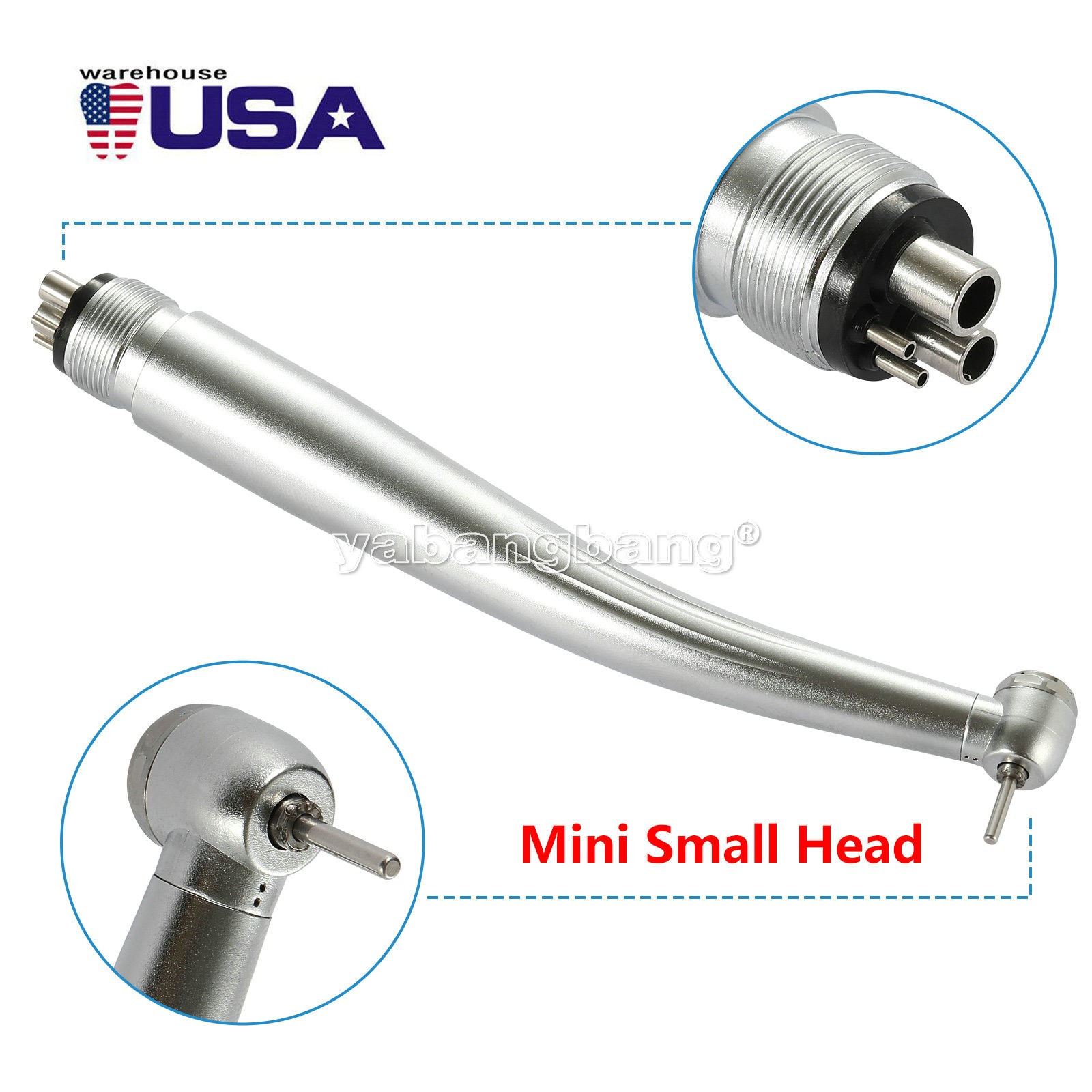 Dental Tungsten Carbide Gold Burs Trimming & Finishing & Polishing Flame FG