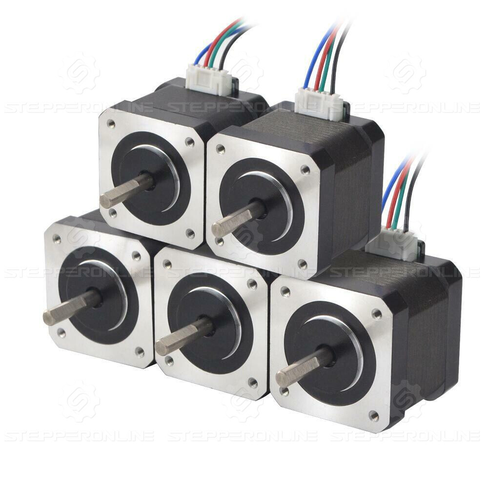 Stepper Motor Nema 17 64oz.in 1.5A 100cm Cable – DIY CNC Robot Reprap Makerbot