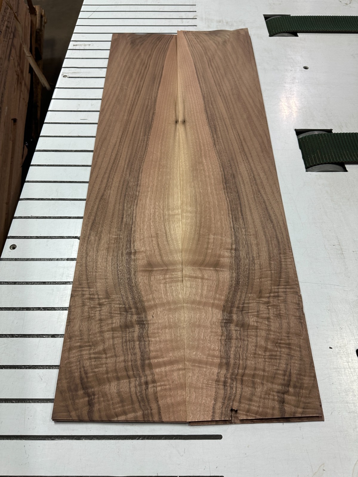 Walnut Raw Wood Veneer 2 sheets 42» x 8» 722i