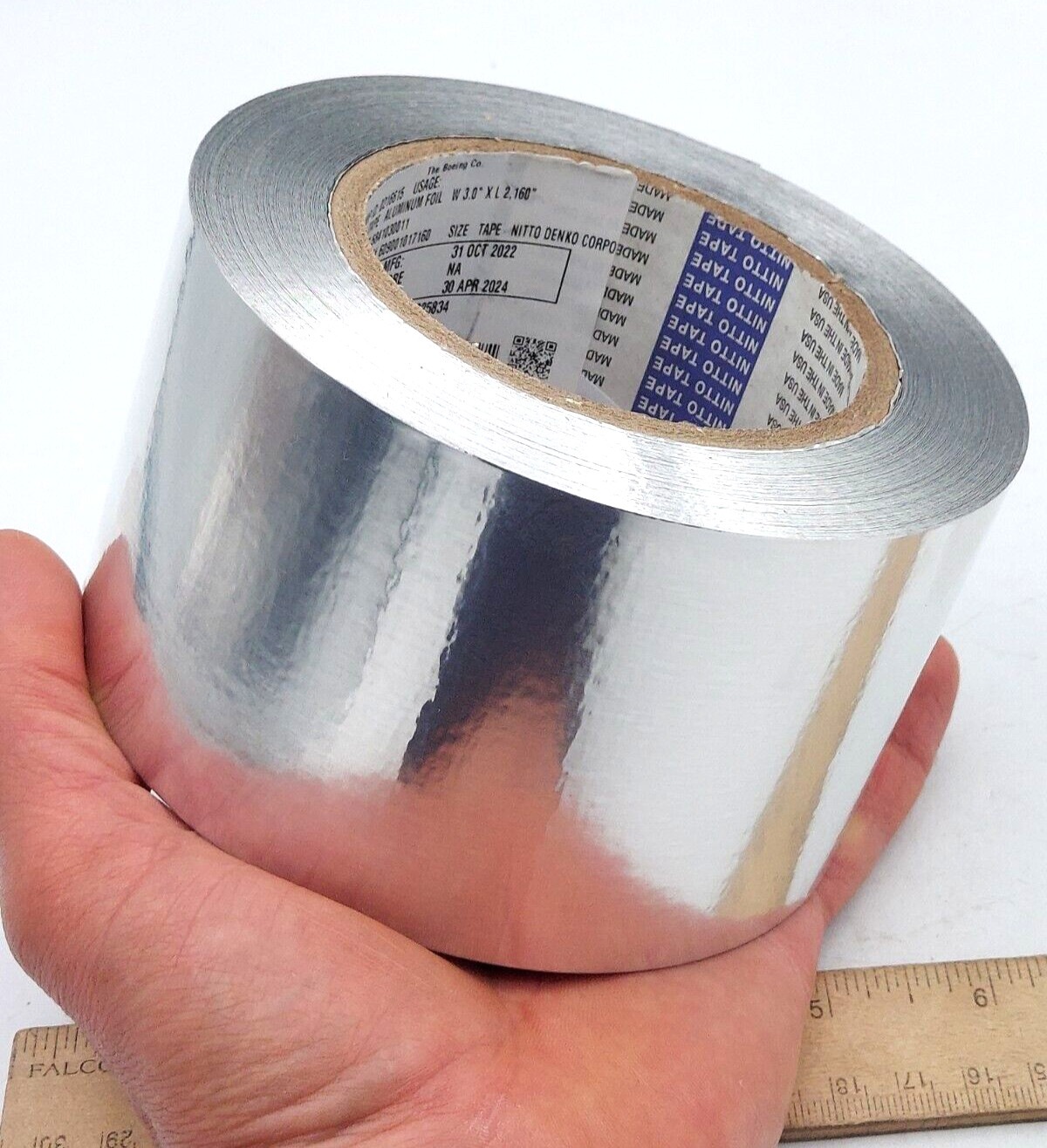 Nitto P-11 Aluminium Foil Tape 3in x 60 yd Speed Tape Aircraft Boeing Airbus P11