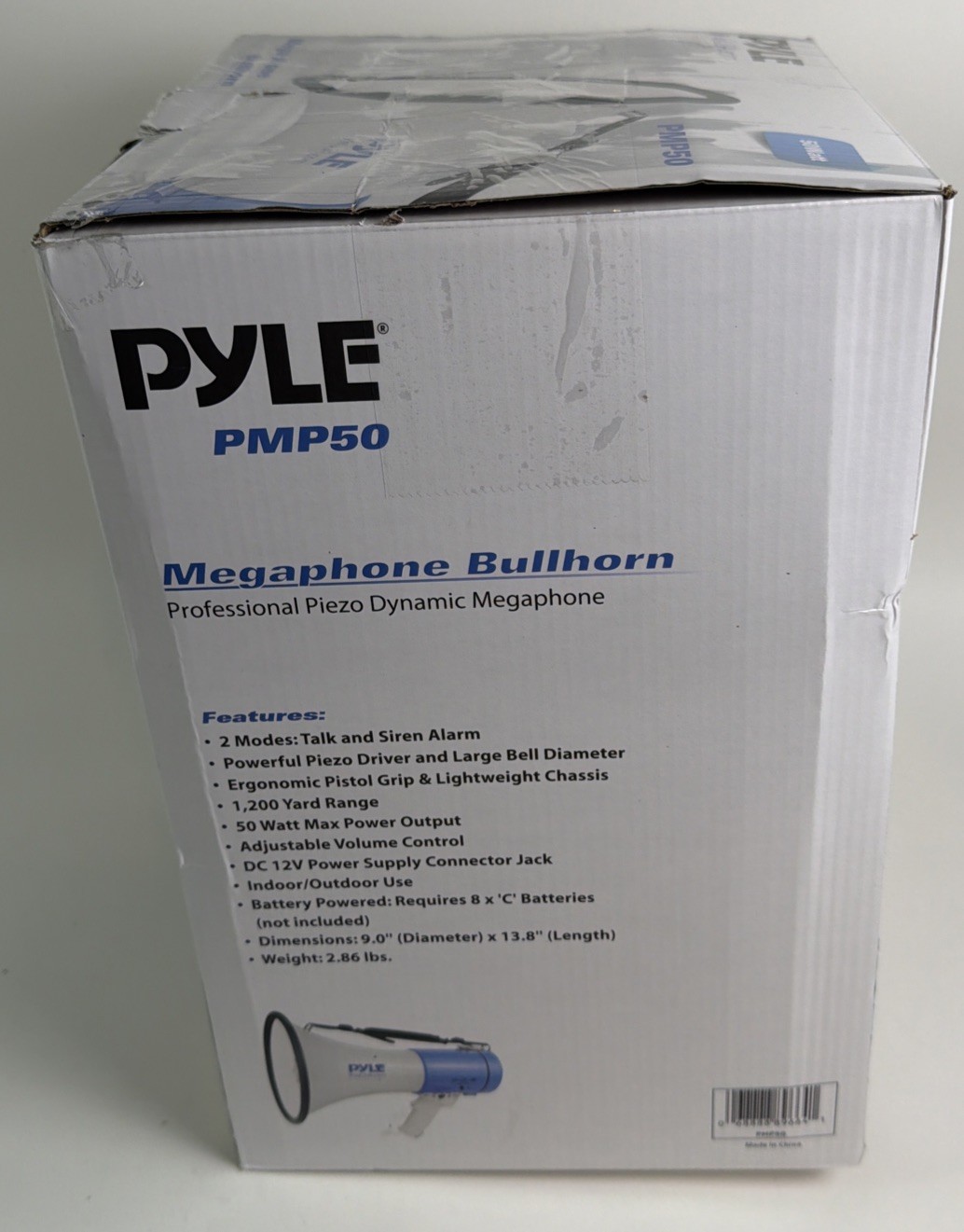 Pyle PMP50 Portable Megaphone Speaker Built-in Siren Adjustable Volume Control