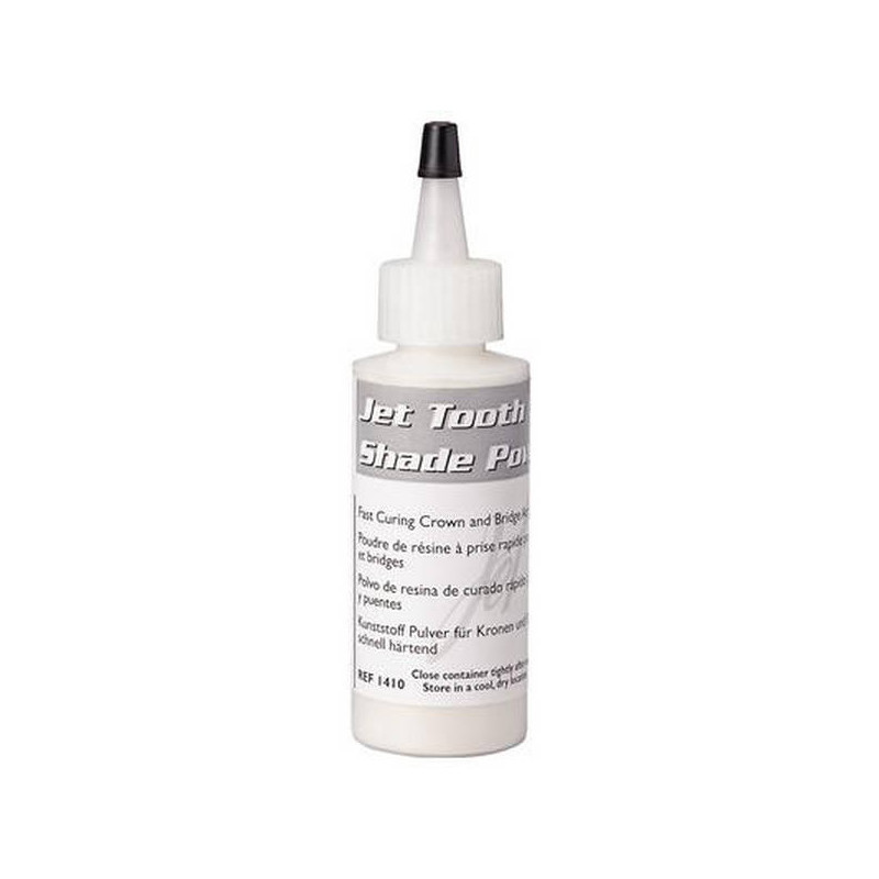 Lang Jet Tooth Shade Fast Curing C&B Acrylic Resin Powder (45 g) Dental