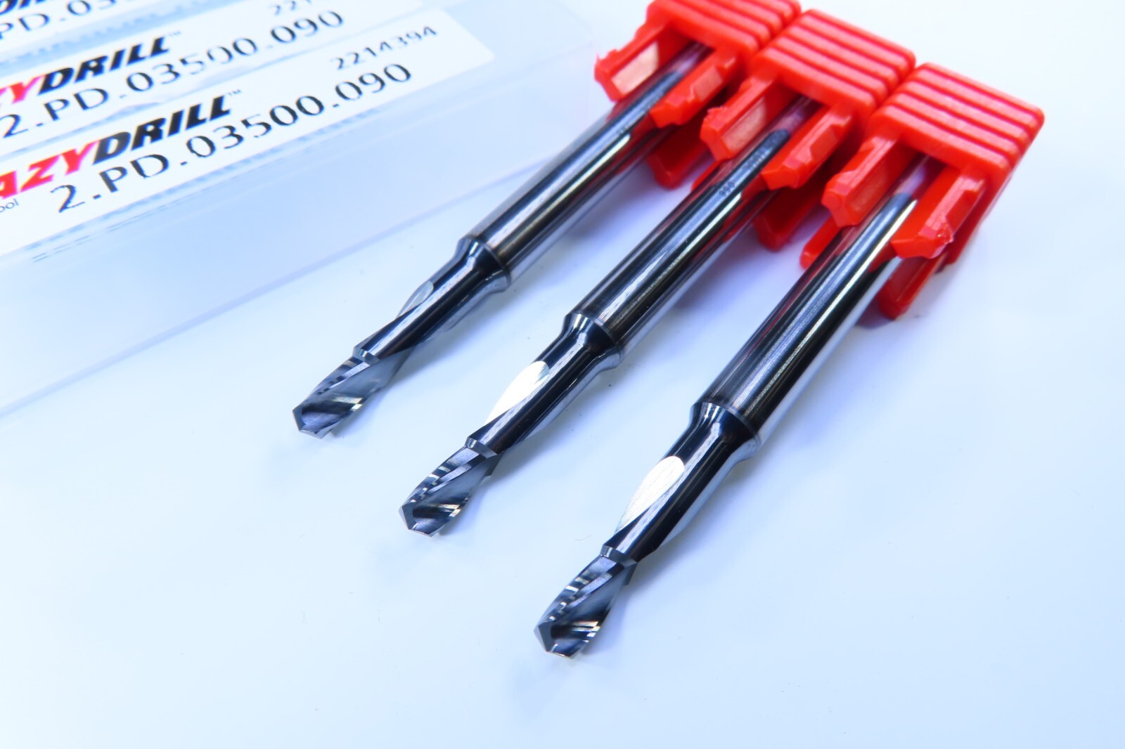 LOT ( 6 ) NEW MIKRON TOOL CRAZYDRILL .1378″ COOL PILOT SOLID CARBIDE PILOT DRILL