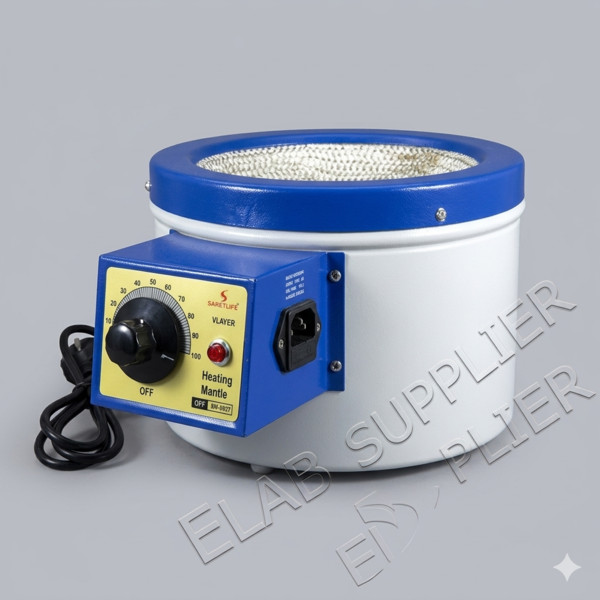 110v LABORATORY HEATING MANTLE WITH EXTRA ELEMENT 1000ML FOR ROUND BOTTOM FLASK