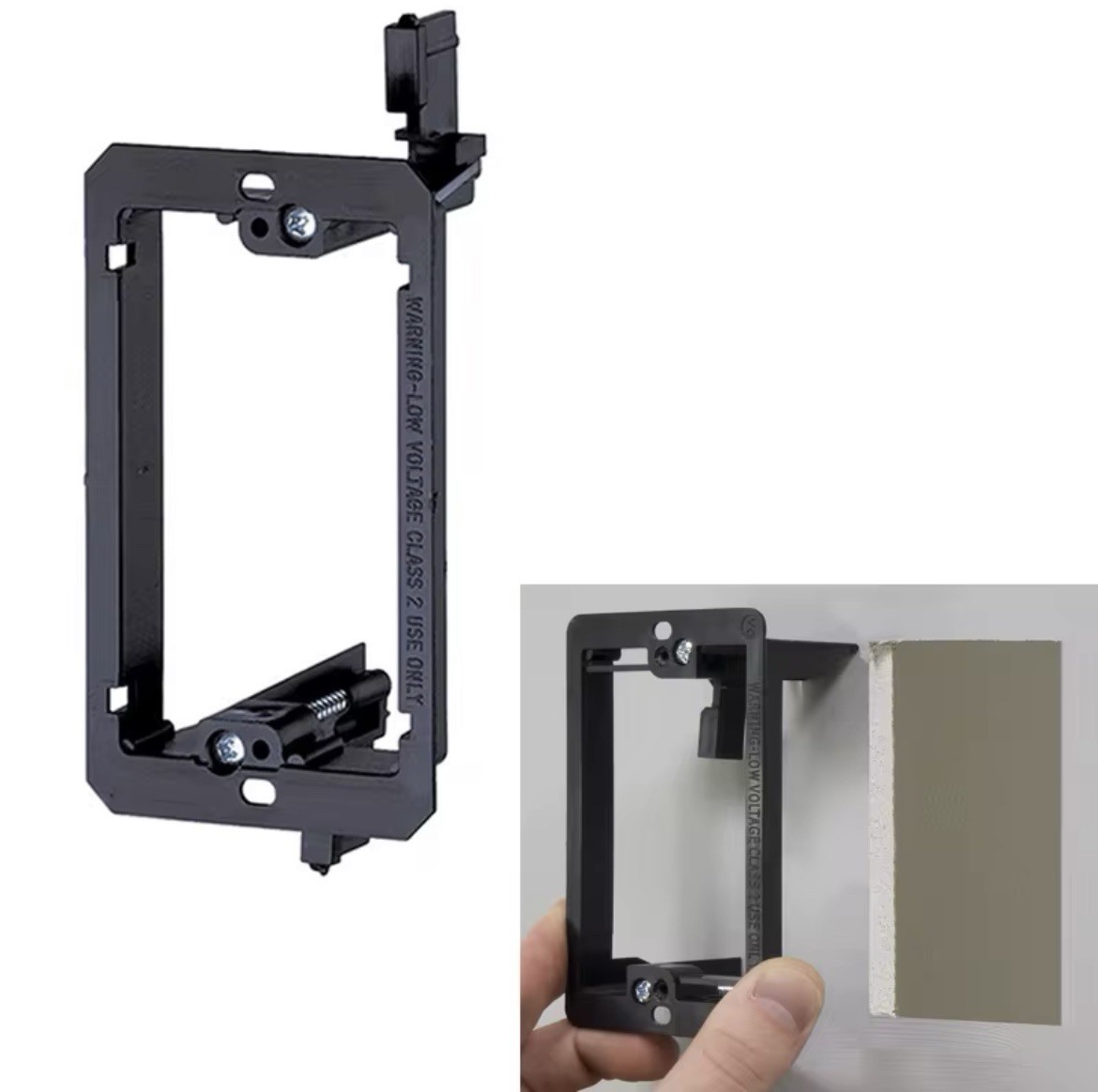 Low Voltage Mounting Bracket, Low Profile, Single – 1-Gang